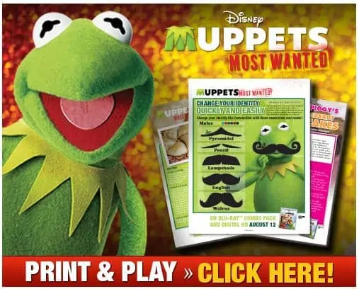 Muppets Most Wanted Free Activities