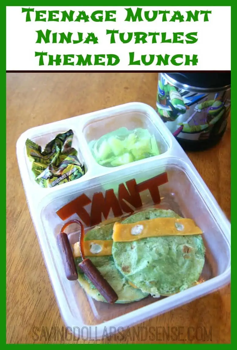 Ninja Turtles Themed Lunch