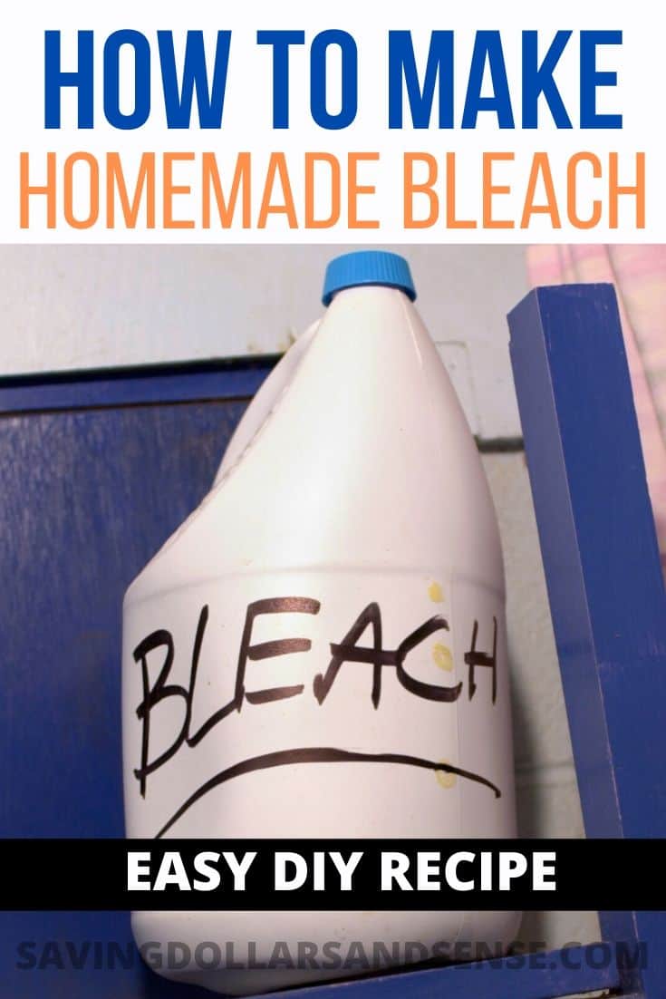 Homemade Bleach Recipe Just 3 Ingredients! Saving Dollars & Sense