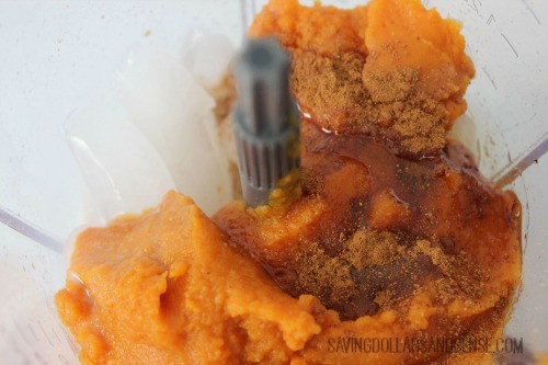 Pumpkin Smoothie Proocess