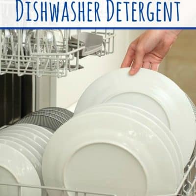 DIY Homemade Dishwasher Detergent