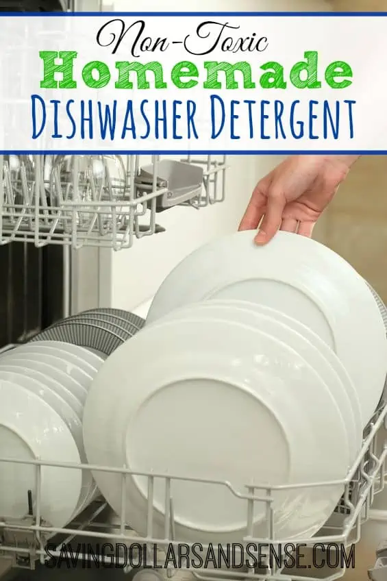 Homemade Dishwasher Detergent