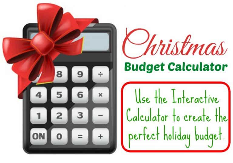 Christmas Budget Calculator Saving Dollars & Sense