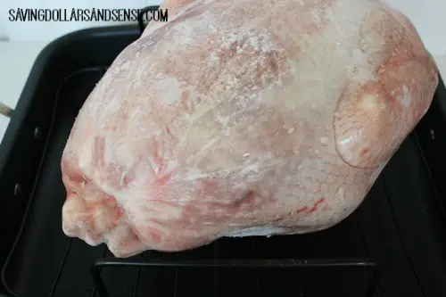 frozen turkey