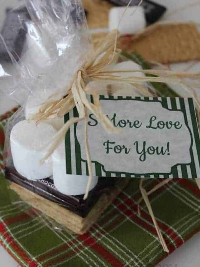 Christmas Smores + Free Printable Tags Story
