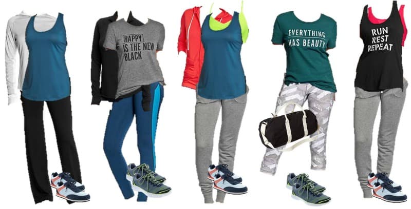 Old Navy Mix & Match Workout Wardrobe