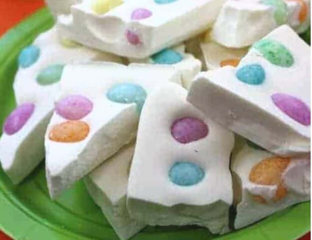 White Chocolate Jelly Bean Bark Saving Dollars & Sense