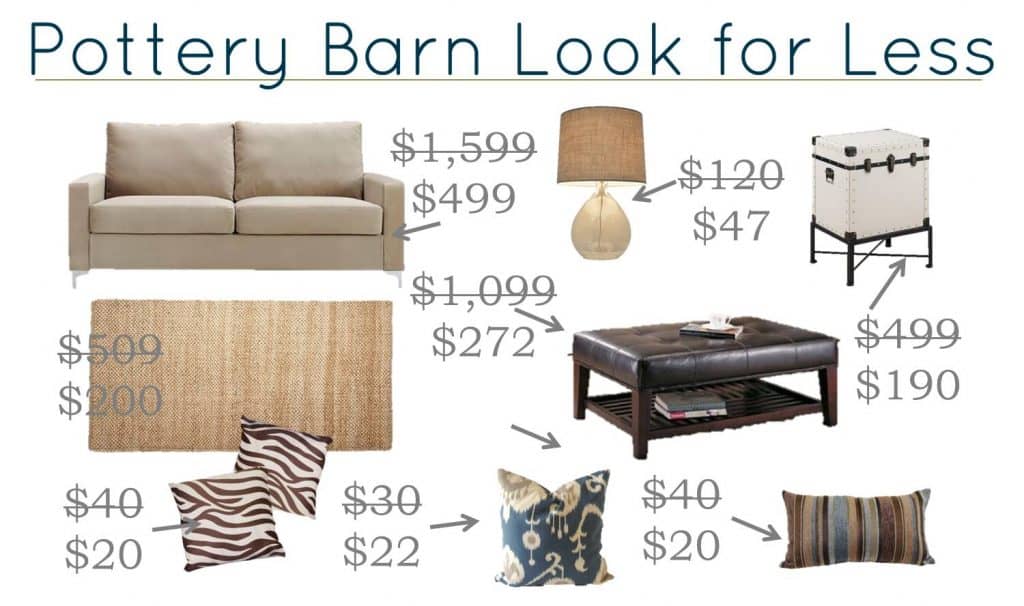 Pottery Barn Look for Less