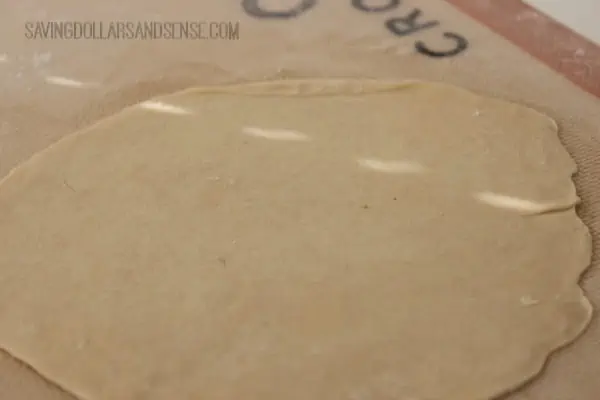Homemade  Flour Tortillas dough.
