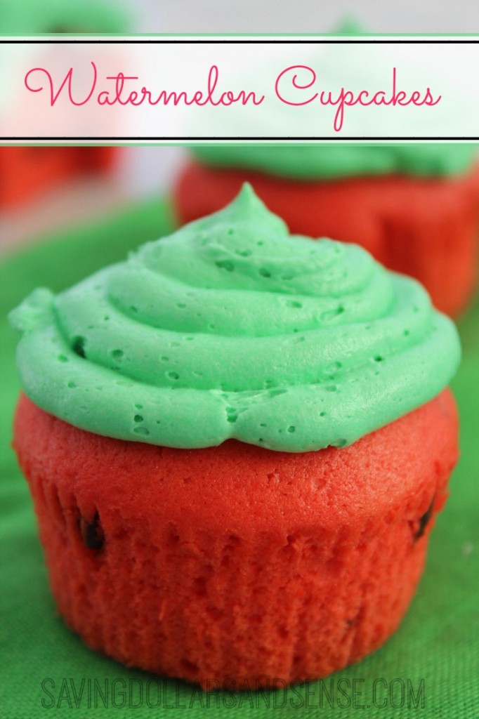 Watermelon Cupcakes