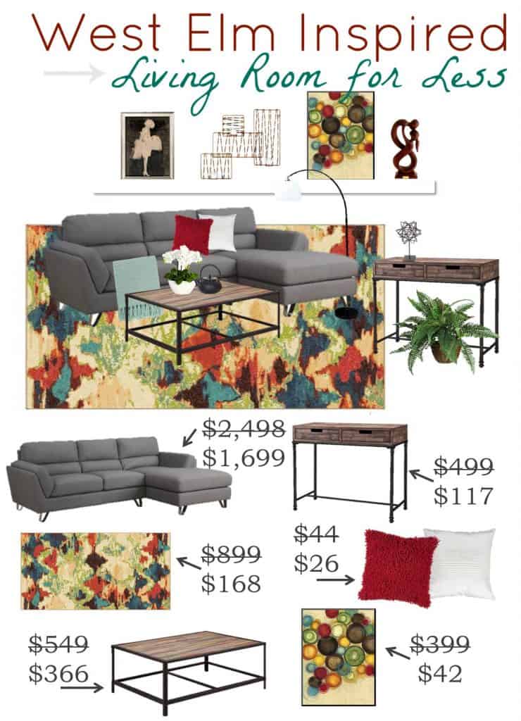 West Elm Inspired Room Look for Less
