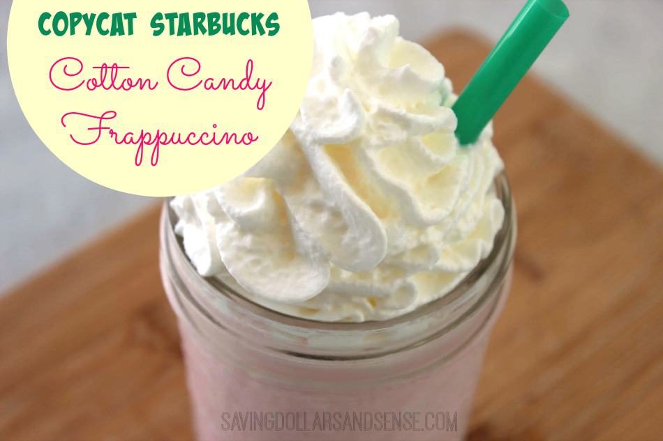 Copycat Starbucks Cotton Candy Frappuccino Recipe