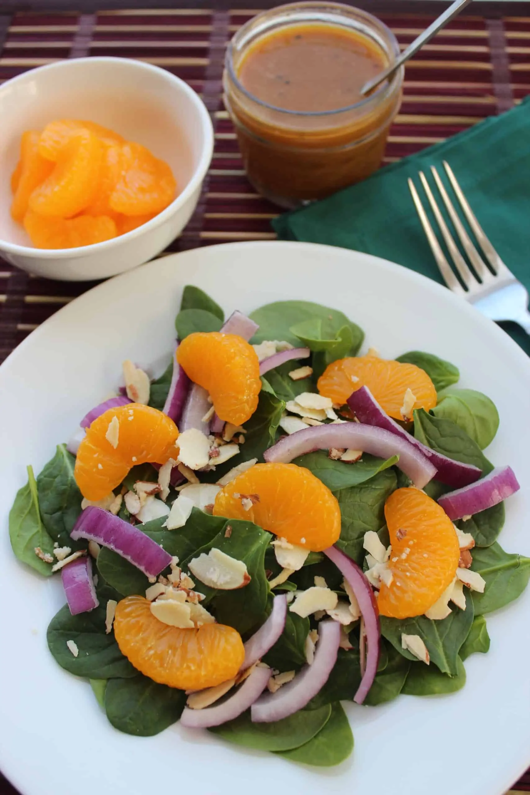Mandarin Orange Spinach Salad