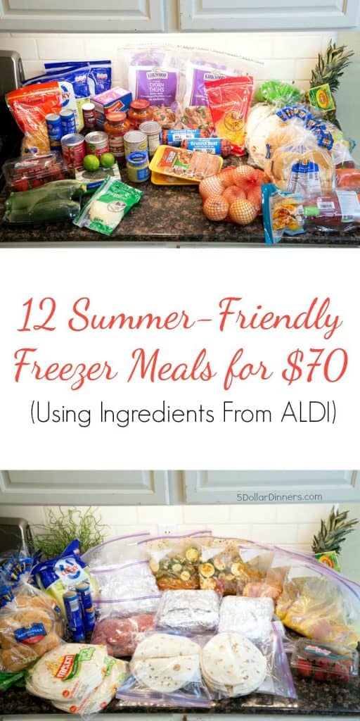 Aldi Freezer Meal Plan: 12 Meals for $70 - Saving Dollars & Sense