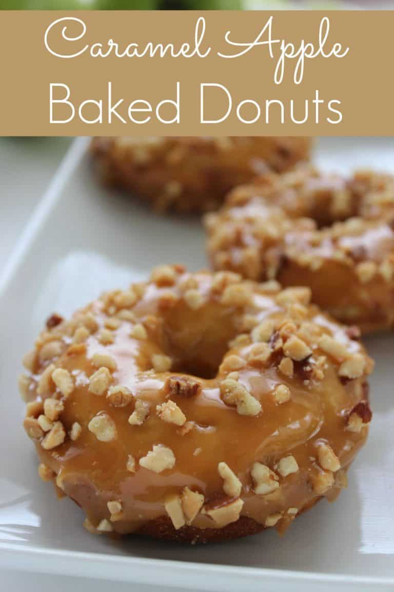Caramel Apple Baked Donuts Recipe Saving Dollars & Sense