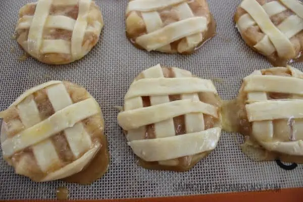 apple pie cookie process