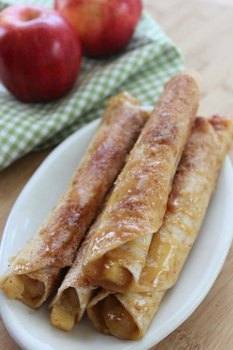 Caramel Apple Taquitos Recipe