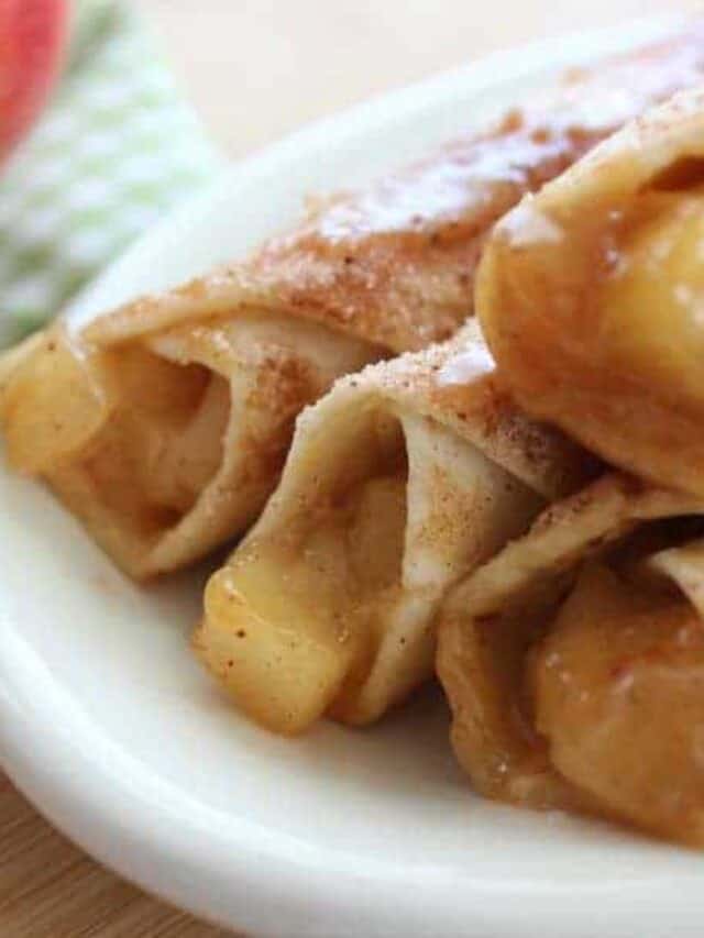 Caramel Apple Taquitos Recipe