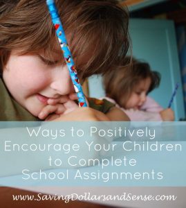 Ways to Motivate Kids to Finish School Work