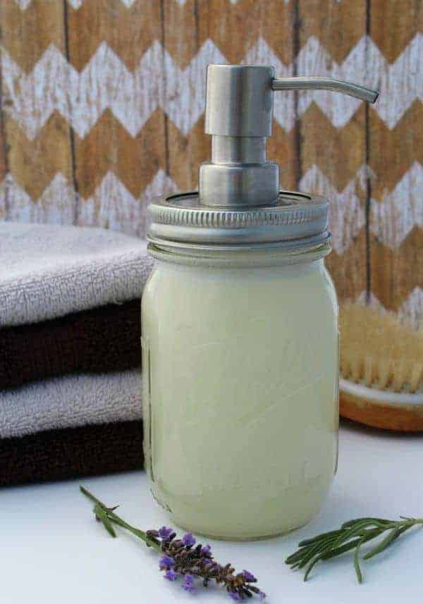 DIY with Homemade Moisturizing Liquid Hand Soap - The Birch Cottage