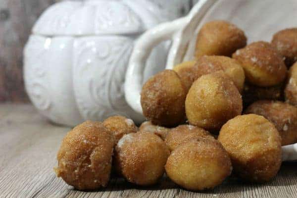 Pumpkin donut holes