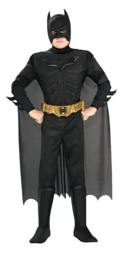 Batman costume for Halloween.