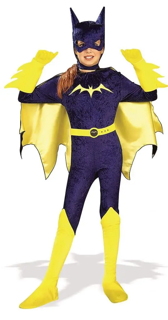 Classic Batgirl Halloween costume.