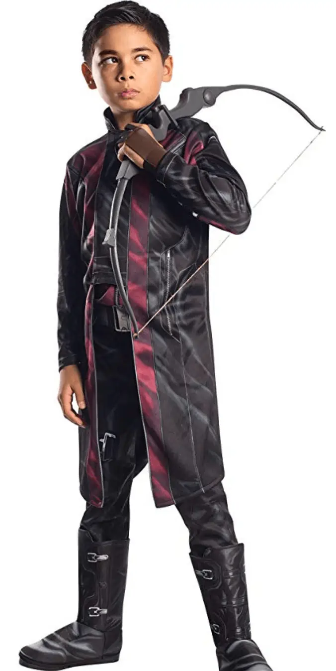 Hawkeye costume for Halloween.