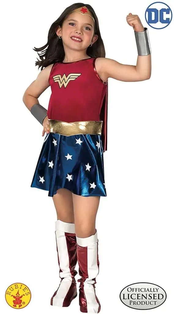 Wonder woman child\'s Halloween costume.