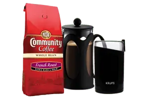 Community Coffee and Mug. The Best Coffee Gift Sets