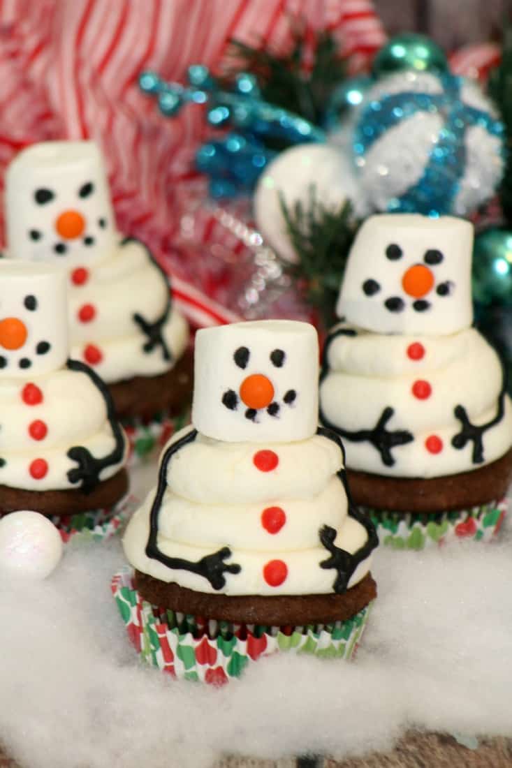 Snowman Cupcake Recipe