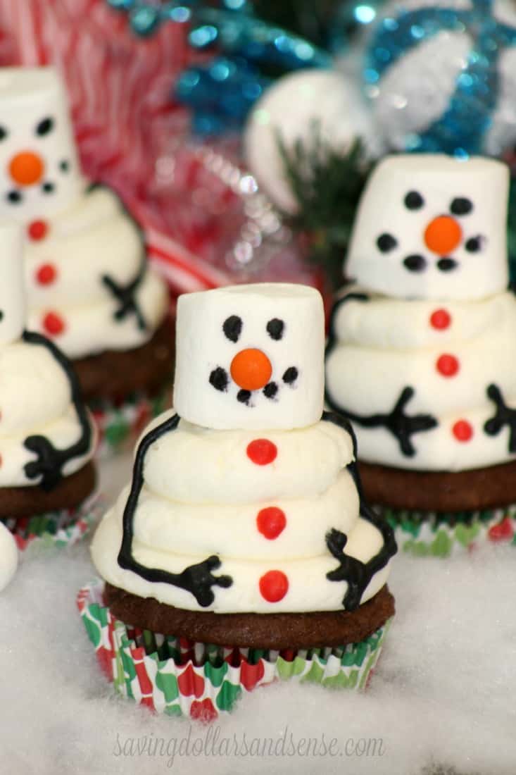 Snowman Cupcake Recipe