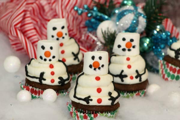 Snowman Cupcake Recipe