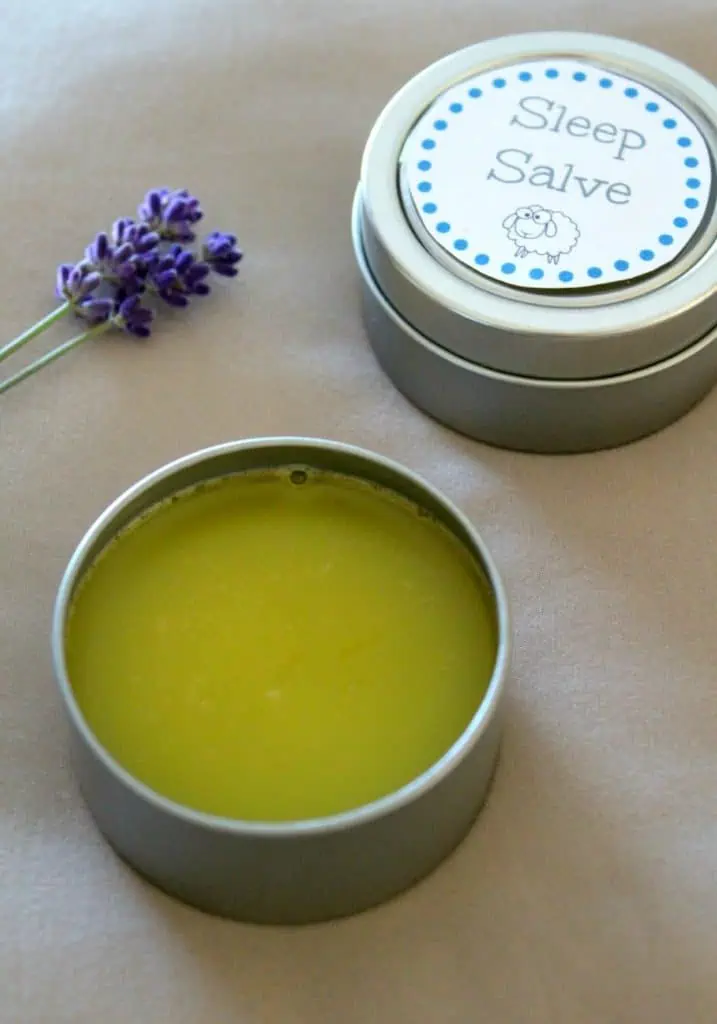 Homemade sleep salve.