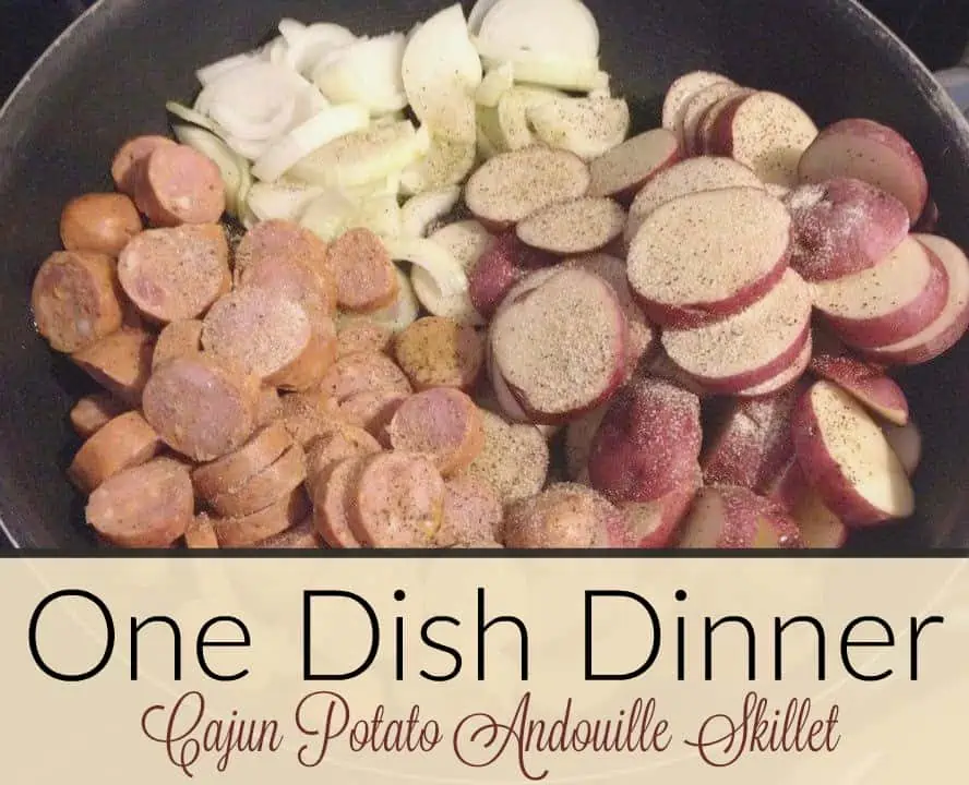 Delicious Cajun Potato Andouille Skillet Recipe