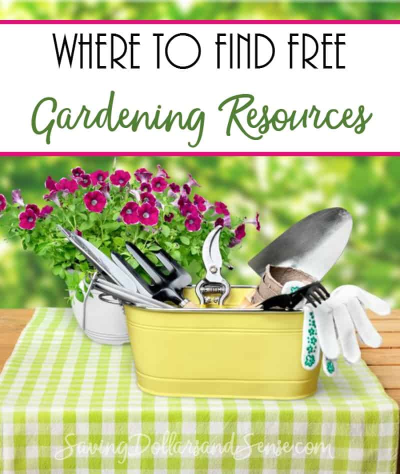 where to find free gardening resources