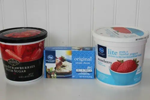 Strawberry Fruit Dip Ingredients