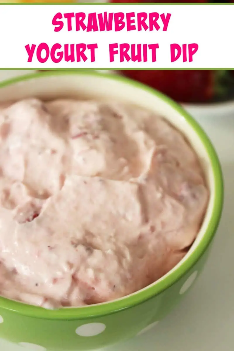 Strawberry Yogurt Fruit Dip Recipe