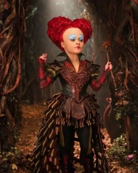 The Red Queen from Alice in Wonderland: The Looking Glass.