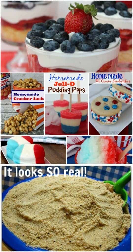 Different Memorial Day recipes.