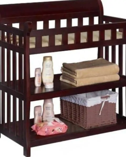 A baby changing table.