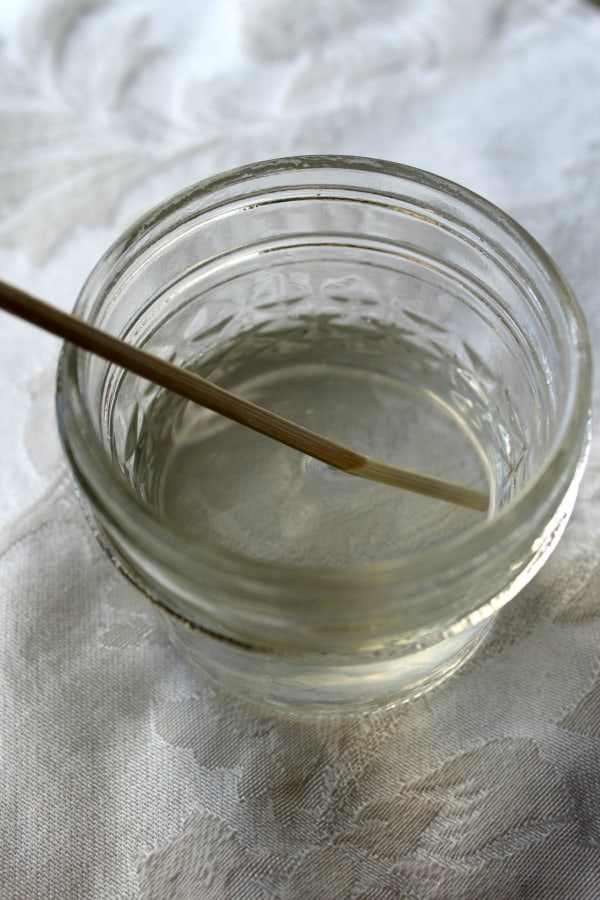 melted coconut oil