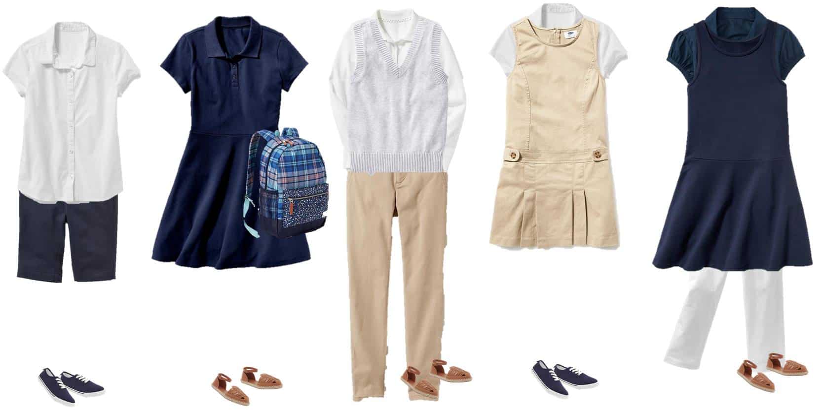 Mix & Match School Uniforms for Girls