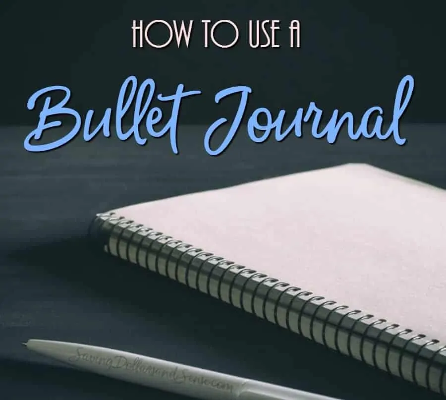 How to Use a Bullet Journal for Budgeting