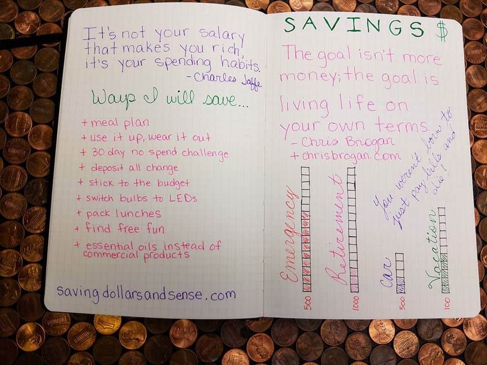 Save Money Tracker Kleo Bergdorfbib Co - save money tracker how to use a bullet journal for budgeting saving dollars and sense