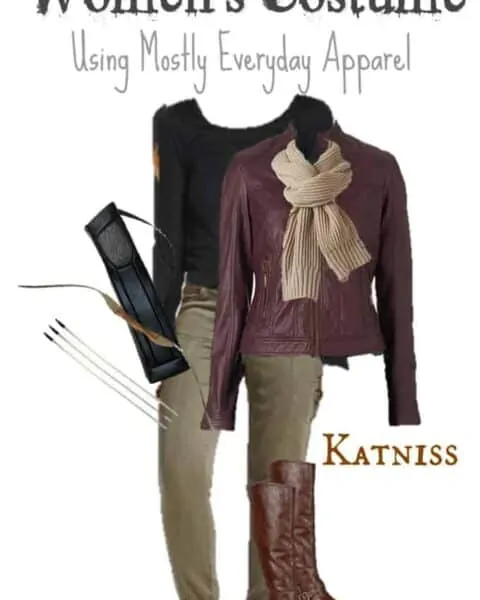 Women's Halloween costume from the Hunger Games of Katniss.
