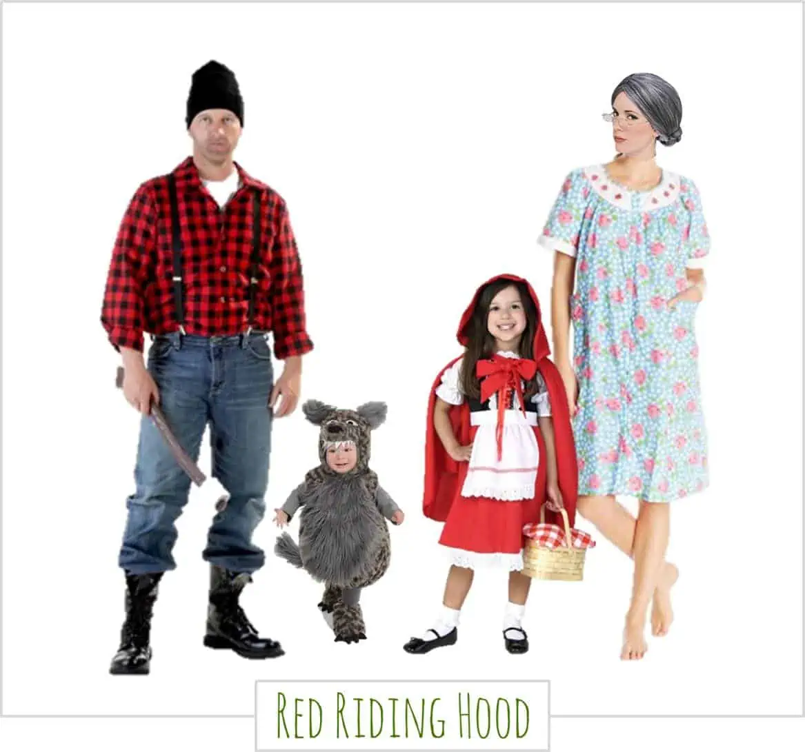 Little Red Riding Hood,  Halloween Costumes for the Whole Family
