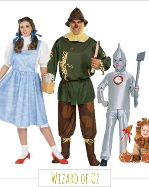The wizard of oz,  Halloween Costumes for the Whole Family