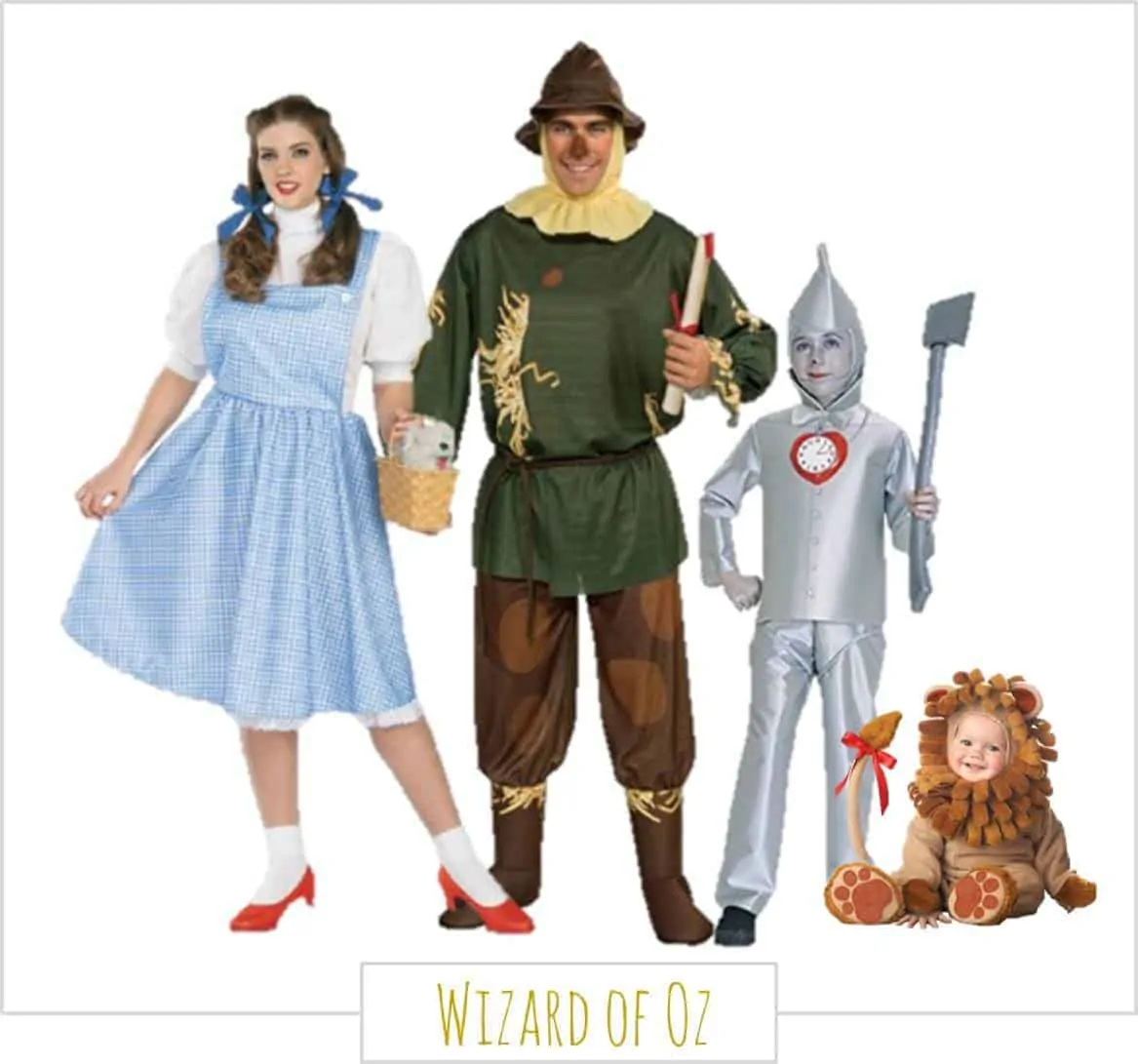 The Wizard of Oz,  Halloween Costumes for the Whole Family