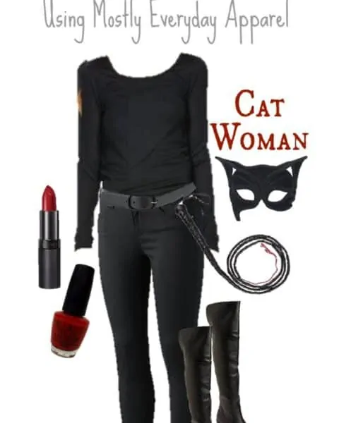 homemade cat woman costume